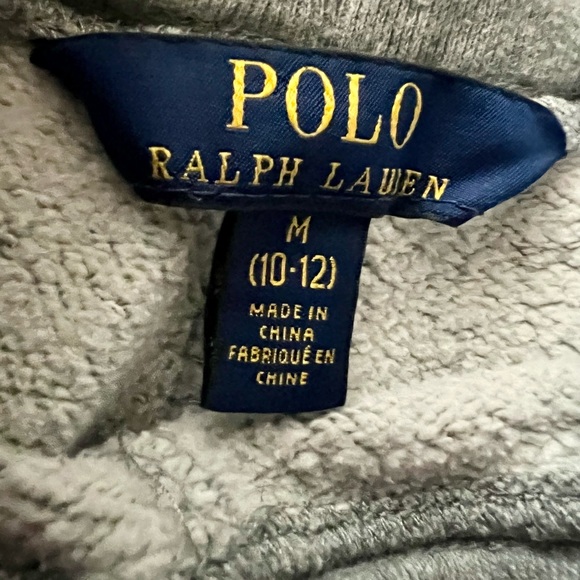 Polo Ralph Lauren‎ drawstring gray jogger. Size 10-12 - Picture 2 of 7